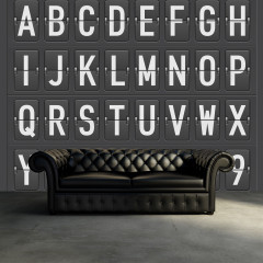 Tapet Departure Alphabet, Rebel Walls - Img 1