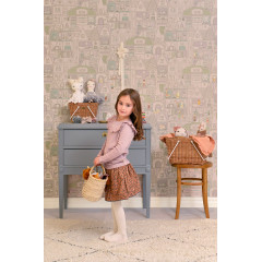 Tapet Dollhouse, Soft Lilac, Majvillan - Img 1