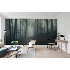 Tapet Forest in Fog, Rebel Walls - Img 1