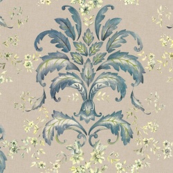 Tapet French Damask, Sapphire, Coordonne, 5mp / rola - Img 2