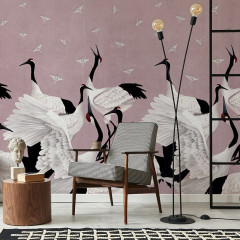 Tapet Grus Japonesis in Pink, VLAdiLA - Img 3