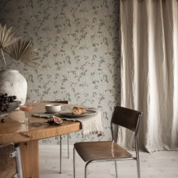 Tapet lavabil, Irene Olive Green, Sandberg, 5.3mp / rola