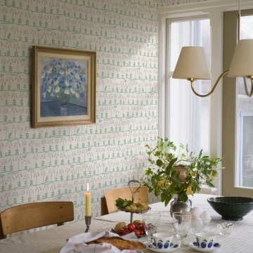 Tapet lavabil, Stig Lindberg Linnea 1373, 5.3mp / rola - Img 1