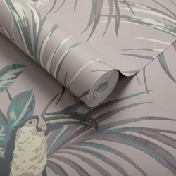 Tapet, Le Toucan, Rose Pink Luxury Bird, 1838 Wallcoverings, 5.3mp / rola - Img 2