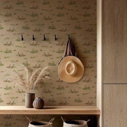 Tapet, Mallard-Duck, Mint, Coordonne, 5mp / rola