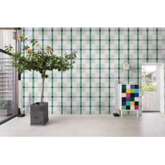 Tapet Outside The Box, Green & Lilac, Rebel Walls - Img 1