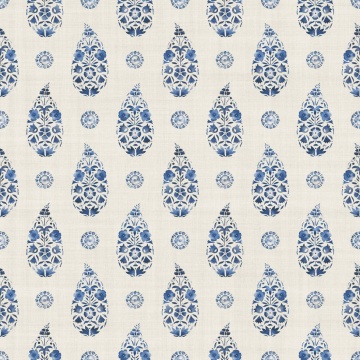 Tapet Paisley, Blue, Coordonne, 5mp / rola - Img 2