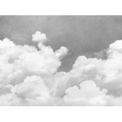 Tapet pentru copii Cuddle Clouds, Graphite, Rebel Walls - Img 2