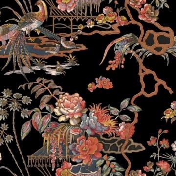 Tapet Sacred Pheasants, Onyx, Coordonne 5mp / rola - Img 2