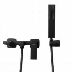 Baterie pentru cada cu set de dus Rea Fenix negru mat - Img 7