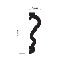 Brau polimer rigid HCR533 - 4.4x1.5x200 cm - Img 2