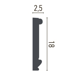 Brau poliuretan CR925 - 18x2.5x200 cm - Img 2