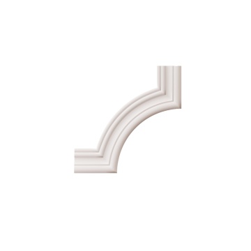 Chenar din poliuretan, Manavi, B19-1 - 22.5x22.5x1.5 cm - Img 3