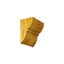 Consola decorativa din poliuretan, maro deschis, modern, ED017L -6х9cm