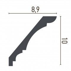 Cornisa decorativa din poliuretan C930 - 8.9x10x200 cm - Img 3