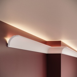 Cornisa polimer rigid, Manavi, C4 - 5x5x200 cm - Img 3