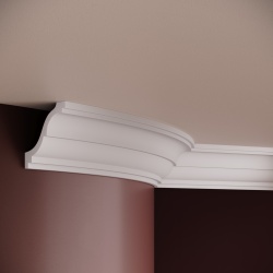 Cornisa poliuretan flexibil, Manavi, P876F - 8x8.5x200 cm