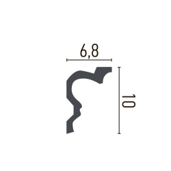 Cornisa poliuretan P856-10x6.8x200cm - Img 2