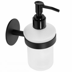 Dozator sapun lichid Rea 322217A finisaj alb - negru - Img 4