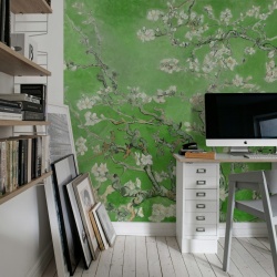 Fototapet, Almond Blossom, Green, Rebel Walls - Img 3