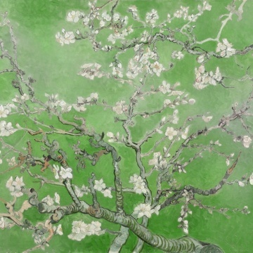 Fototapet, Almond Blossom, Green, Rebel Walls - Img 2