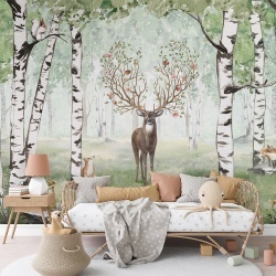 Fototapet Amazing Antlers - Summer, Kikki Belle - Img 3