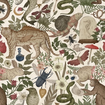 Fototapet, Animal Specials, Beige, Rebel Walls - Img 2