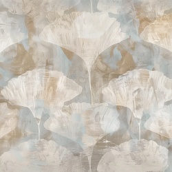 Fototapet Artistic Marron et Beige Gingko Rêve MG203