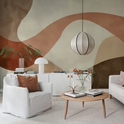 Fototapet, Artistic Waves, Rust, Rebel Walls