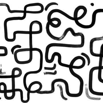 Fototapet, Artzy Path, Graphite, Rebel Walls - Img 2