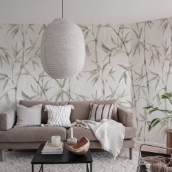 Fototapet, Bamboo Garden, Pearl, Rebel Walls
