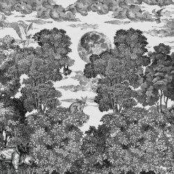 Fototapet, Bellewood under the Moon, Graphite, Rebel Walls - Img 5