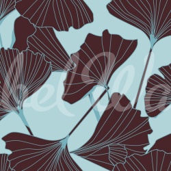 Fototapet, Big Ginko, Turquoise, Rebel Walls - Img 5