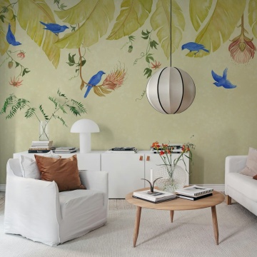 Fototapet, Birds in the Trees, Beige, Rebel Walls - Img 3