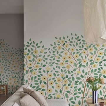Fototapet, Blossom Tree, Yellow, Rebel Walls - Img 3