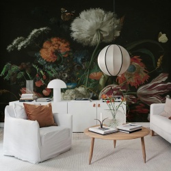 Fototapet, Bold Bouquet, Red, Rebel Walls - Img 3