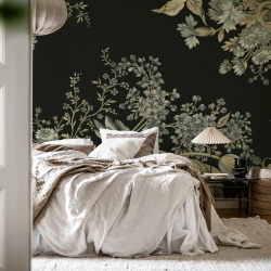 Fototapet, Bold Floral, Black, Rebel Walls - Img 3