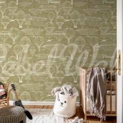 Fototapet, Bon Voyage, Beige, Rebel Walls