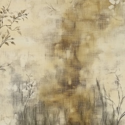 Fototapet Botanic Beige Naturel Brumeux Rêve BNB203