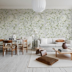 Fototapet, Cherry Blossom Tree, White, Rebel Walls
