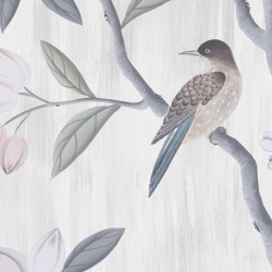 Fototapet, Chinoiserie Chic, Pearl Gray, Rebel Walls - Img 3