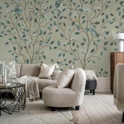 Fototapet, Chinoiserie Dream, Blue, Rebel Walls