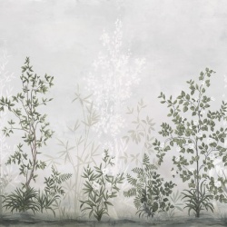 Fototapet, Chinoiserie Haze, Sage Green, Rebel Walls - Img 2