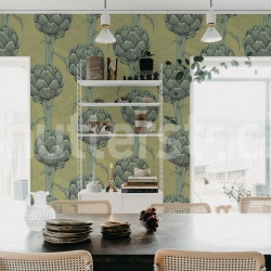 Fototapet, Cynara Grace, Soft Green, Rebel Walls - Img 3