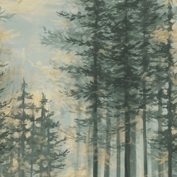 Fototapet, Daybreak, Green, Rebel Walls - Img 2