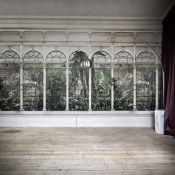 Fototapet, Dove Gardens, White, Rebel Walls