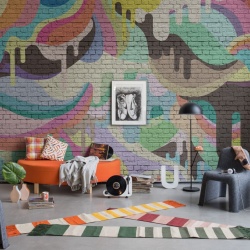 Fototapet, Dripping Rainbow, Rebel Walls - Img 4