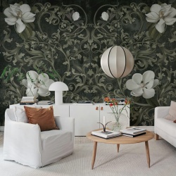Fototapet, Fabulous Flowers, Gray, Rebel Walls - Img 3