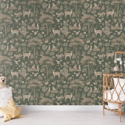 Fototapet Fantastic Forest - Vintage Green, Kikki Belle - Img 4