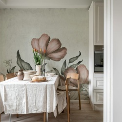 Fototapet, Floral Fantasy, Soft Pink, Rebel Walls